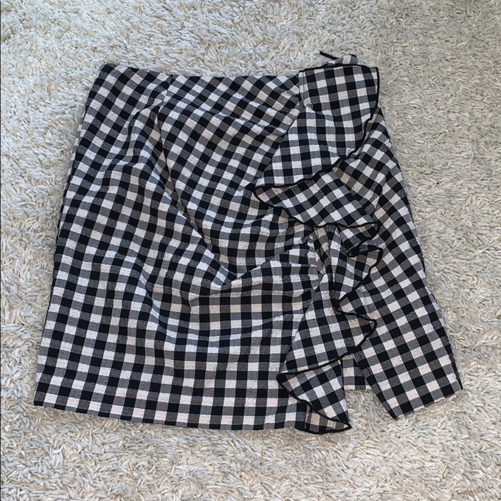 H&M gingham skirt